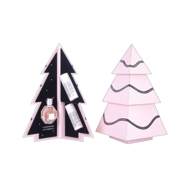 クリスマスツリー型ギフトボックスの製品写真